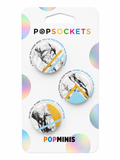 PopSockets PopMinis Mini Grips for Phones & Tablets (3 Pack) - Marble Glam
