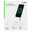 Belkin BoostCharge 2-in-1 Wireless Charging Stand – White